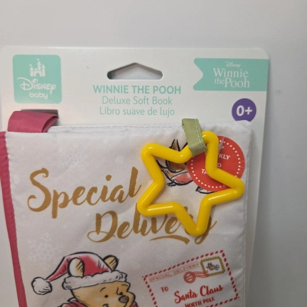 Disney Pooh Christmas  Crinkle Play Book 2024 New
